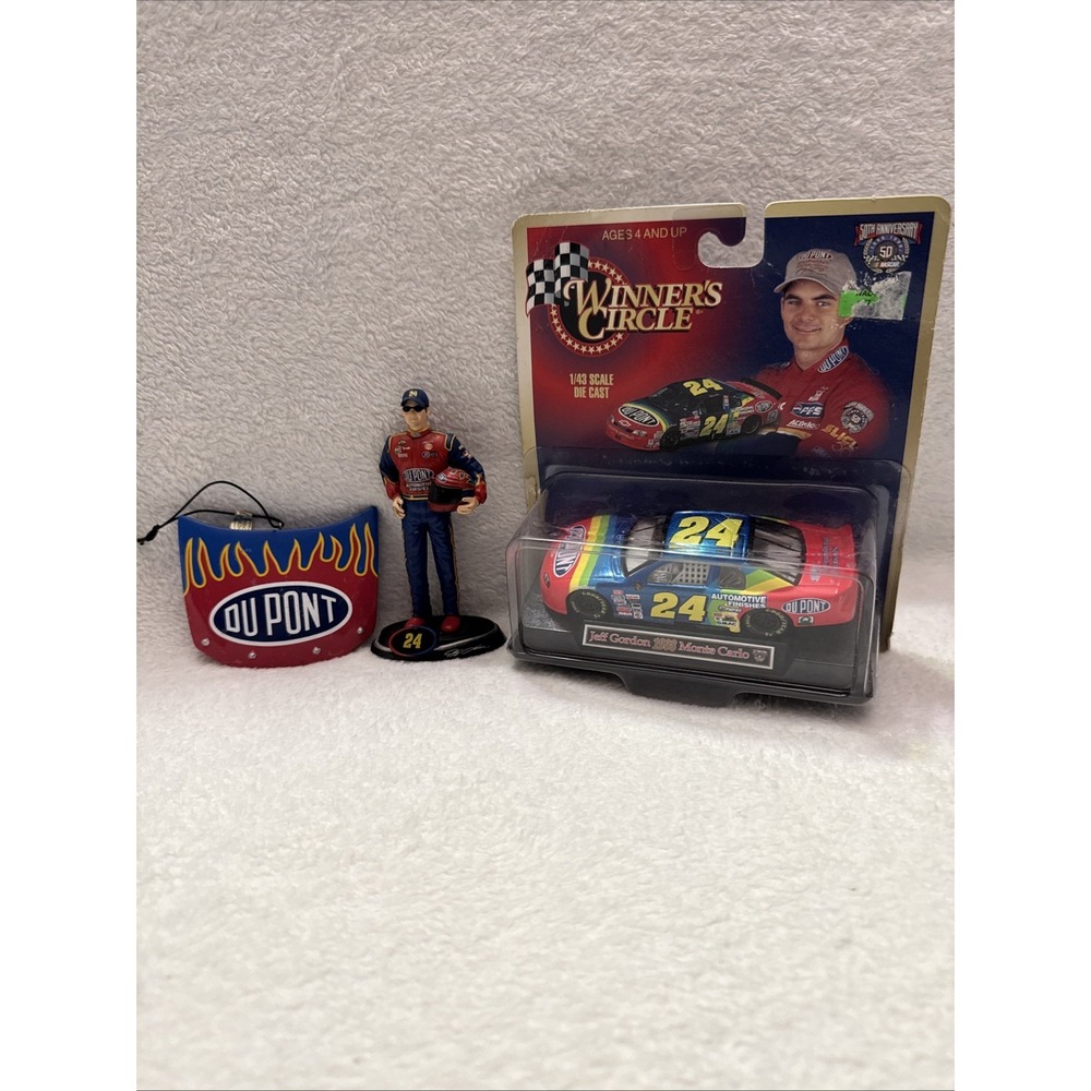Jeff Gordon‎ Lot With Ornament, Action Figure And Winner Circle Diecast Car #24